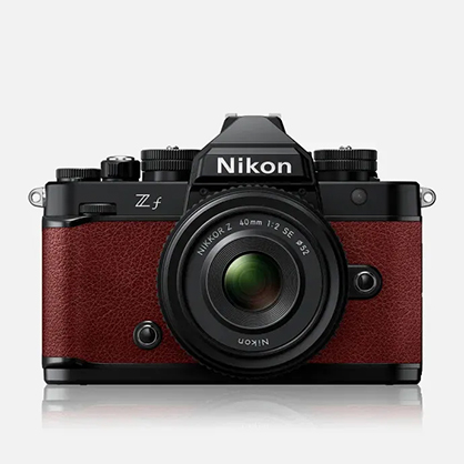 Nikon Zf with 40mm Lens Kit Bordeaux Red